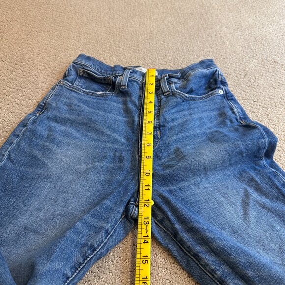 Madewell Momjean High Rise Slouchy Taper Comfort Stretch Edition Size 26 #K9929 - Picture 13 of 16